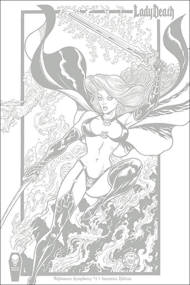 Lady Death: Nightmare Symphony (2019) issue 1-E Steven Butler 1:10 Retailer Incentive Edition