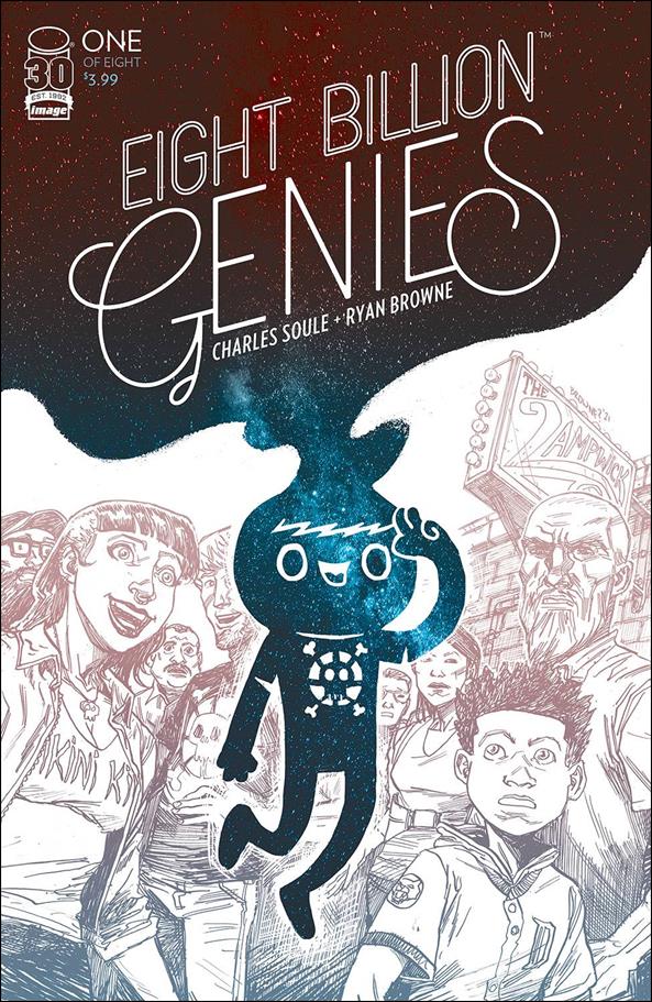 Eight Billion Genies issue 1 Ryan Browne Cover