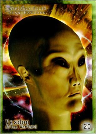 Conspiracy Files of Dean Haglund (Base Set) card 20 Vaxdon Alien Warlord