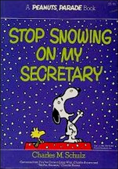 Peanuts Parade issue 20 Stop Snowing on My Secretary 
