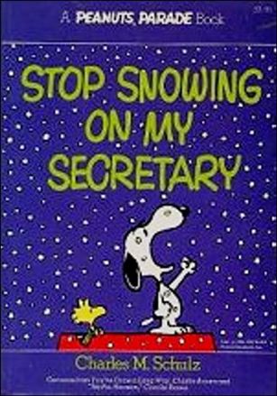 Peanuts Parade issue 20 Stop Snowing on My Secretary 