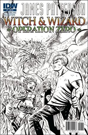 Witch & Wizard: Operation Zero issue 7-B 1:10 Black and White Cover