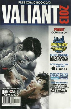 Valiant Comics FCBD 2013 Special issue 1-C Midtown Comics Cover