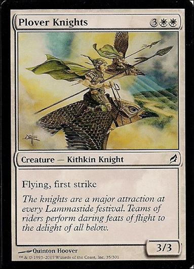 Magic the Gathering: Lorwyn (Base Set) card 35 Plover Knights