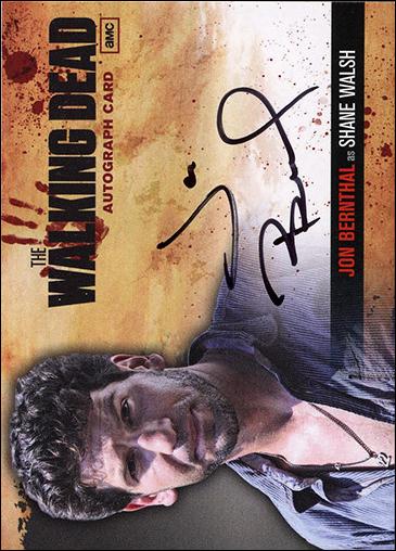 Walking Dead (Autograph Subset) card A2 Jon Bernthal as Shane Walsh