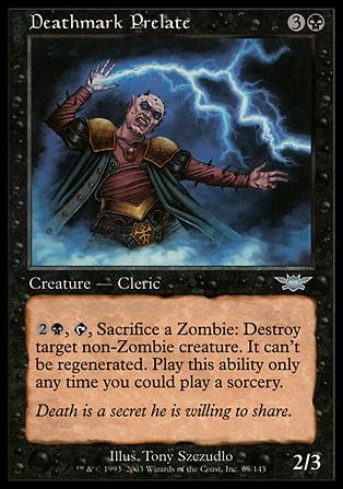 Magic the Gathering: Legions (Base Set) card 65 Deathmark Prelate