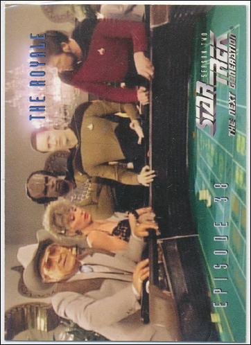 Star Trek: The Next Generation - The Episode Collection Season Two (Base Set) card 171 The Royale, Episode 38C