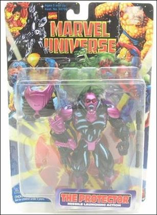 Marvel Universe (1996) figure 33 Protector (with Missile Launching Action)