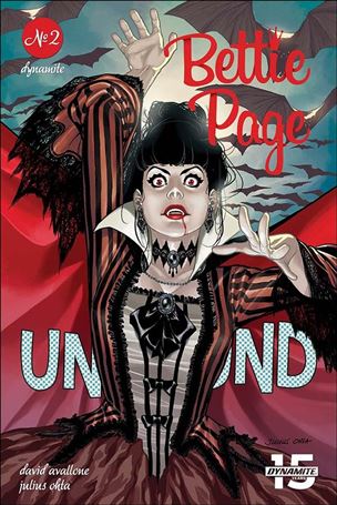 Bettie Page: Unbound issue 2-D Julius Ohta Cover