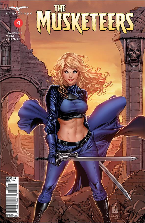 Musketeers issue 4-C Mike Krome Cover