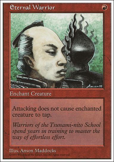 Magic the Gathering: 5th Edition (Base Set) card 226 Eternal Warrior