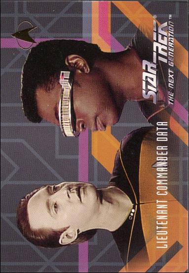 Star Trek: The Next Generation - The Episode Collection Season One (Base Set) card 101 Lieutenant Commander Data