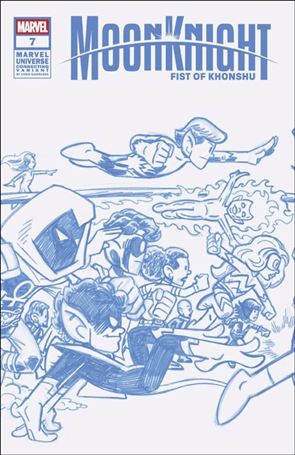 Moon Knight: Fist of Khonshu issue 7-D Chris Giarrusso MU Blue Line 1:50 Connecting Cover
