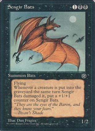Magic the Gathering: Homelands (Base Set) card 57 Sengir Bats