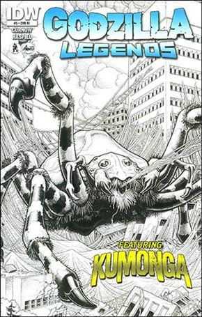 Godzilla Legends issue 5-C Art Adams 1:10 Sketch Cover