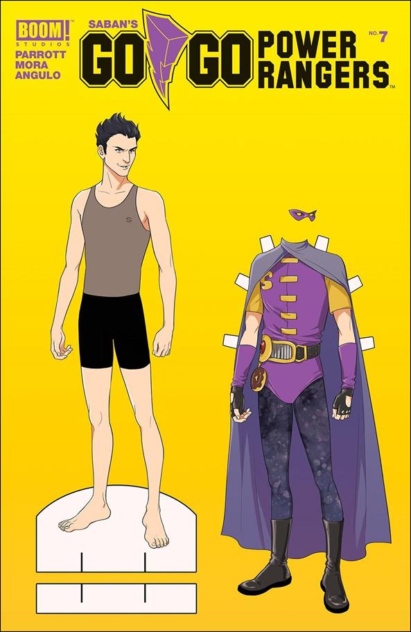 Saban's Go Go Power Rangers issue 7-B Audrey Mok Paper Doll Cover