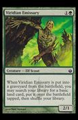 Magic the Gathering: Mirrodin Besieged (Base Set) card 95 Viridian Emissary