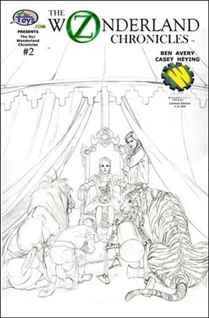 Oz/Wonderland Chronicles issue 2-C Joe Jusko Wizard World Chicago Sketch Cover 1/500