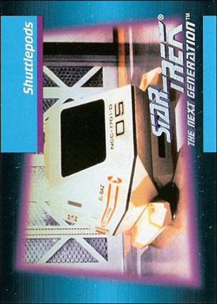 Star Trek: The Next Generation - Inaugural Edition (Base Set) card 58 Shuttlepods