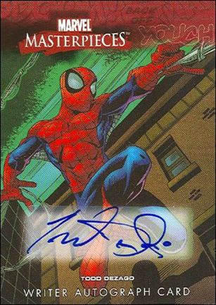 2008 Marvel Masterpieces: Series 3 (Writer Autograph Subset) card TD-1 Todd Dezago