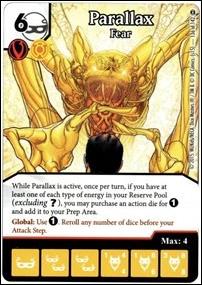 DC Comics Dice Masters War of Light card 136 Parallax: Fear