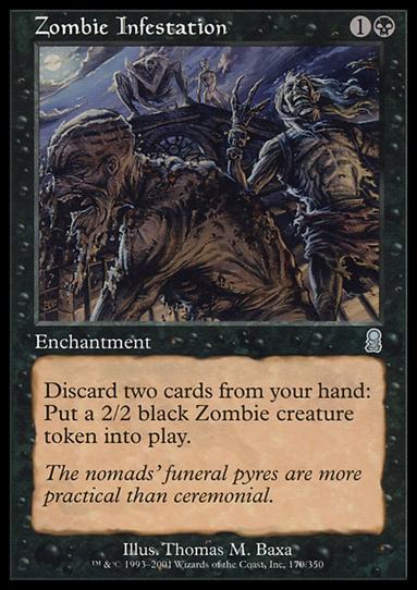 Magic the Gathering: Odyssey (Base Set) card 170 Zombie Infestation