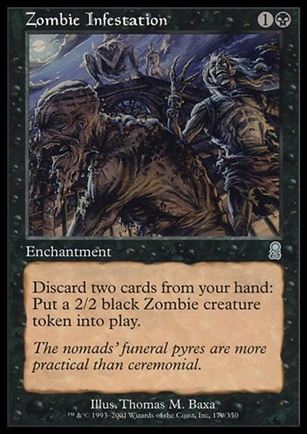 Magic the Gathering: Odyssey (Base Set) card 170 Zombie Infestation