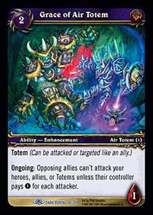 World of Warcraft: Through the Dark Portal (Base Set) card 96 Grace of Air Totem