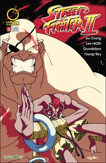 Street Fighter II (2005) issue 2-B Skottie Young Cover