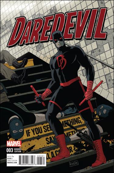 Daredevil (2016) issue 3-C Paolo Rivera 1:25 Cover