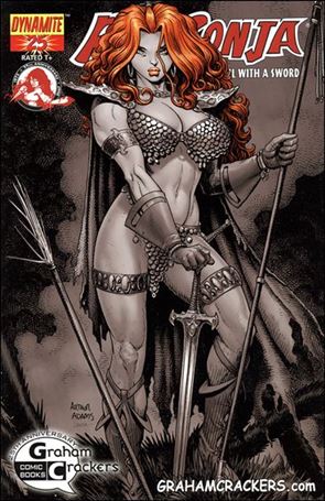 Red Sonja (2005) issue 25-G Graham Crackers Exclusive 25th Anniversary Cover