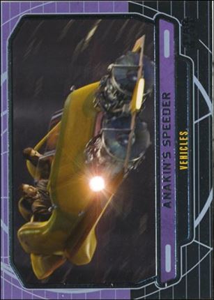 Star Wars Galactic Files (Base Set) card 250 Anakin's Speeder Vehicles