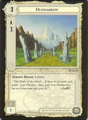 Middle-Earth: The Wizards (Base Set) card 110 Dunharrow