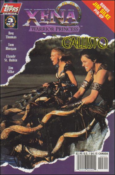 Xena: Warrior Princess vs Callisto issue 3 Photo Cover