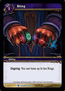 World of Warcraft: March of the Legion (Base Set) card 127 Bling