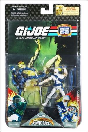 G.I. Joe 25th Anniversary Comic Packs figure 3 Snake-Eyes and Storm Shadow