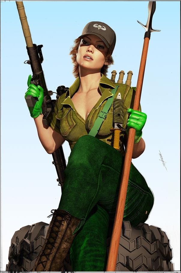 G.I. Joe: A Real American Hero issue 274-G M Mayhew East Side Lady Jaye Virgin Cover B 1/500