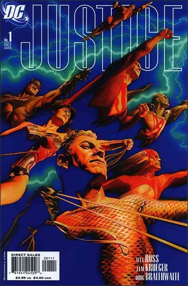 Justice (2005) issue 1 Heroes Cover