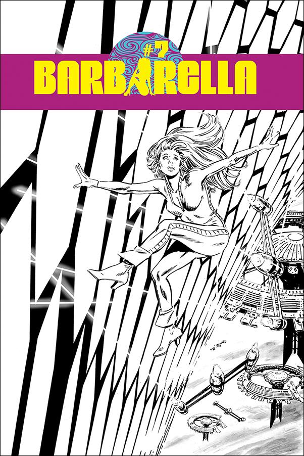 Barbarella (2021) issue 7-J Butch Guice 1:10 Black & White Cover
