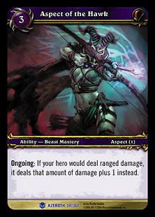 World of Warcraft: Heroes of Azeroth (Base Set) card 34 Aspect of the Hawk