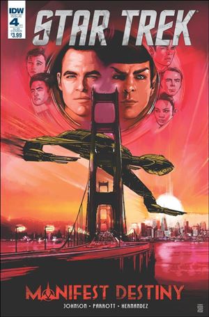 Star Trek: Manifest Destiny issue 4-B Tony Shasteen Subscription Cover