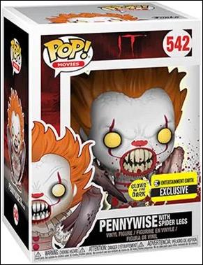 POP! Movies figure 542-B Pennywise w Spider Legs (GITD) Entertainment Earth