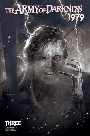 Army of Darkness 1979 issue 3-I Stuart Sayger 1:15 Black & White Cover