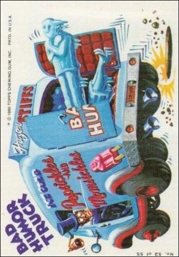 Weird Wheels (Base Set) card 52 Bad Humor Truck