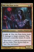 Magic the Gathering: Commander (Base Set) card 213 Nin, the Pain Artist