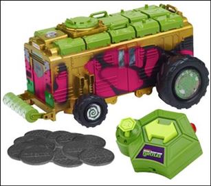 Teenage Mutant Ninja Turtles (2012) Vehicles and Playsets figure 16-B Ninja Control Shellraiser Loose