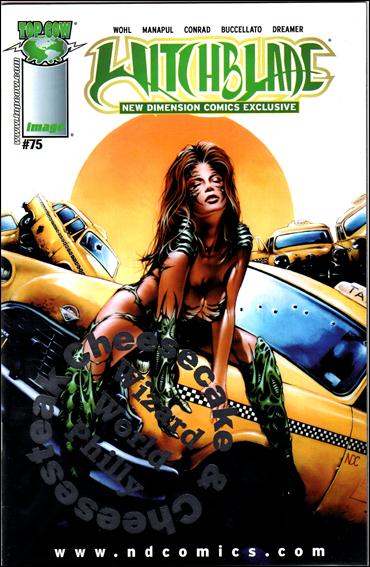 Witchblade (1995) issue 75-J NDC / Wizard World Philly Platinum Foil Cover 1/99