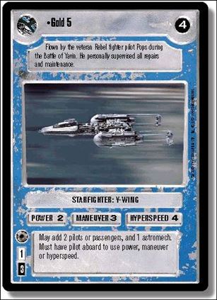Star Wars: Premiere Limited (Base Set) card 304 Gold 5