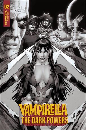 Vampirella: The Dark Powers issue 2-K Jonathan Lau 1:15 Black & White Cover