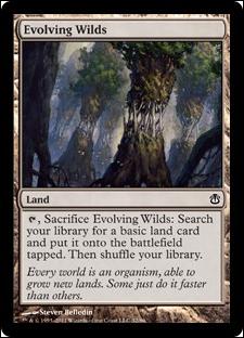 Magic the Gathering: Duel Decks: Ajani vs. Nicol Bolas card 32 Evolving Wilds